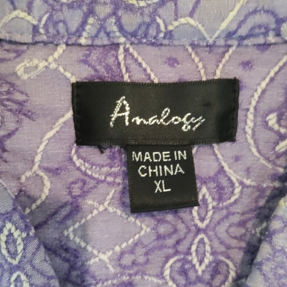 Purple Paisley Jacket XL - Picture 3 of 5